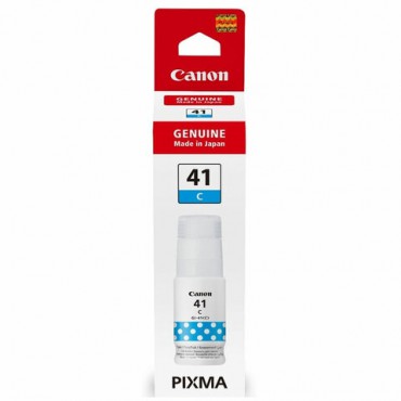 Чернила CANON (GI-41C) для G1400/G2400/G3400, голубые, 7700 стр., ОРИГИНАЛЬНЫЕ, 4543C001