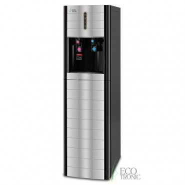 Пурифайер для воды ECOTRONIC V42-U4L, напольный, НАГРЕВ/ОХЛАЖДЕНИЕ КОМПРЕССОРНОЕ, 2 крана, черный, 3061
