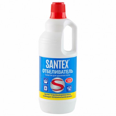 Пятновыводитель-отбеливатель 1кг SANTEX, с хлором, 5300018